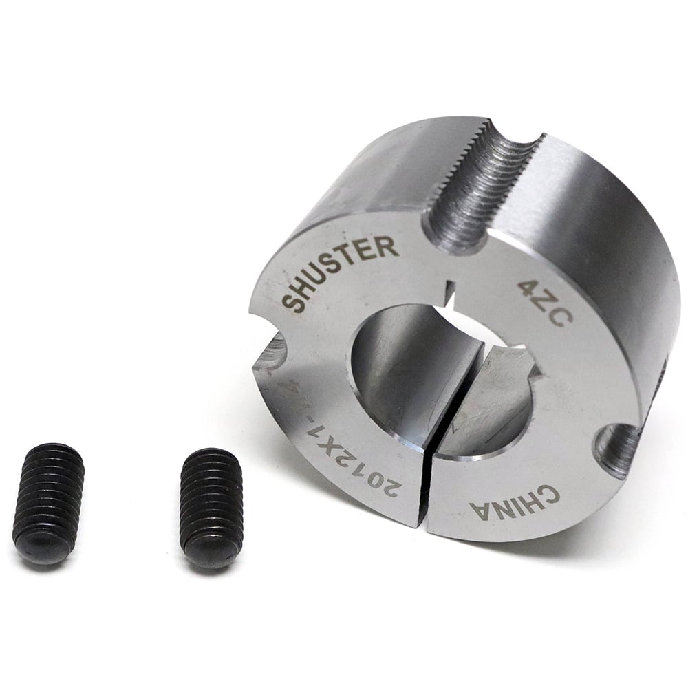 Shuster - 1" Bore, 1/4" Keyway Width x 1/8" Keyway Depth, Tapered Lock Sprocket Bushing - Exact Industrial Supply