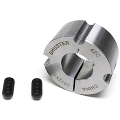 Shuster - 9/16" Bore, 1/8" Keyway Width x 1/16" Keyway Depth, Tapered Lock Sprocket Bushing - Exact Industrial Supply