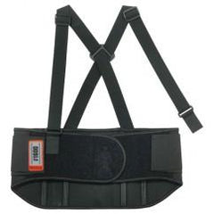 1600 S BLK STD ELASTIC BACK SUPPORT - Eagle Tool & Supply