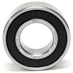 Shuster - SS6208 2RS, 40mm Bore Diam, 80mm OD, Double Seal Deep Groove Radial Ball Bearing - Exact Industrial Supply