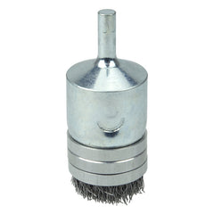 1″ Banded Crimped Wire End Brush, .0104″ Steel Fill - Eagle Tool & Supply