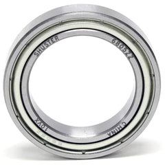 Shuster - 6806 ZZ, 30mm Bore Diam, 42mm OD, Double Shield Deep Groove Radial Ball Bearing - Exact Industrial Supply