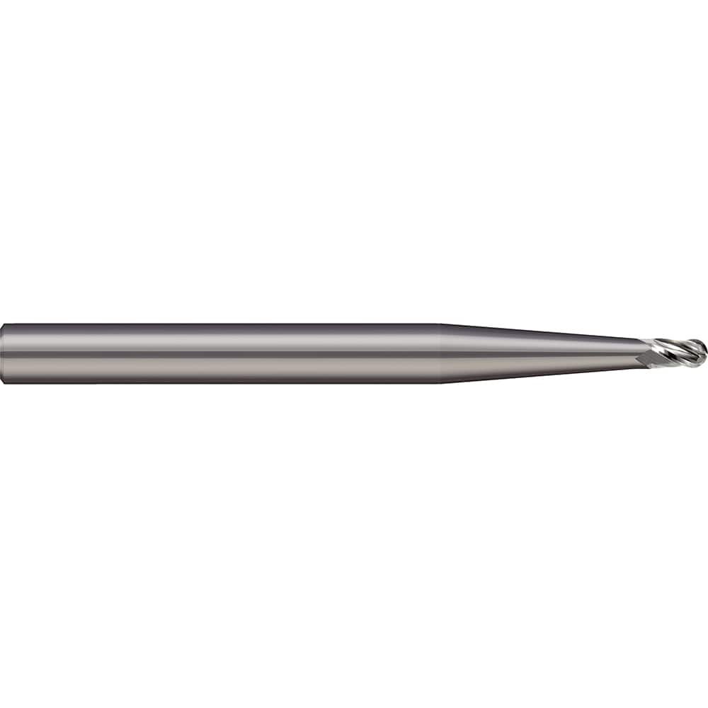 Micro 100 - Ball End Mills; Mill Diameter (Inch): 3/4 ; Mill Diameter (Decimal Inch): 0.7500 ; Number of Flutes: 2 ; Length of Cut (Inch): 1-1/2 ; Length of Cut (Decimal Inch): 1.5000 ; Material: Solid Carbide - Exact Industrial Supply
