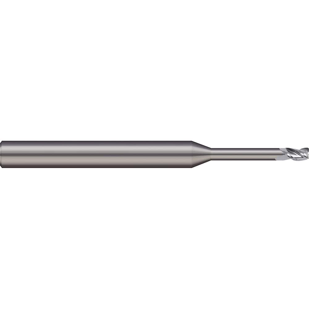 Micro 100 - Corner Radius & Corner Chamfer End Mills; Mill Diameter (mm): 2.00 ; Mill Diameter (Decimal Inch): 0.0787 ; End Type: Corner Radius ; Corner Radius (mm): 0.25 ; Number of Flutes: 2 ; Material: Solid Carbide - Exact Industrial Supply