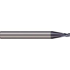 Micro 100 - Corner Radius & Corner Chamfer End Mills; Mill Diameter (Inch): 5/64 ; Mill Diameter (Decimal Inch): 0.0781 ; End Type: Corner Radius ; Corner Radius (Inch): 1/64 ; Corner Radius (Decimal Inch): 0.0150 ; Number of Flutes: 2 - Exact Industrial Supply