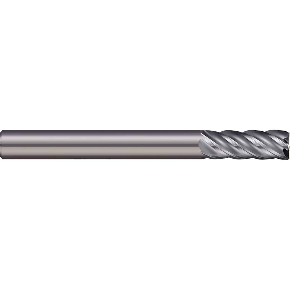Micro 100 - Corner Radius & Corner Chamfer End Mills; Mill Diameter (Inch): 1/2 ; Mill Diameter (Decimal Inch): 0.5000 ; End Type: Corner Radius ; Corner Radius (Inch): 1/8 ; Corner Radius (Decimal Inch): 0.1250 ; Number of Flutes: 5 - Exact Industrial Supply