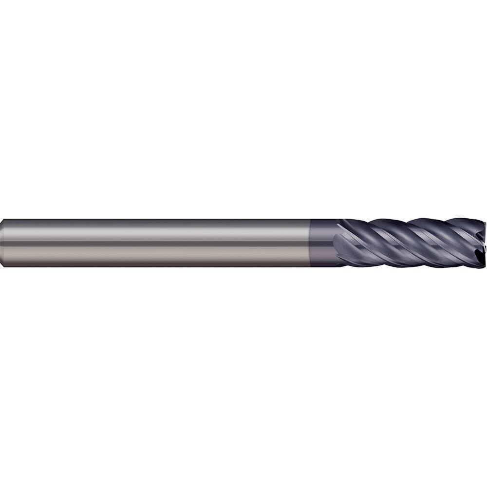 Micro 100 - Corner Radius & Corner Chamfer End Mills; Mill Diameter (Inch): 3/8 ; Mill Diameter (Decimal Inch): 0.3750 ; End Type: Corner Radius ; Corner Radius (mm): 0.50 ; Corner Radius (Decimal Inch): 0.0200 ; Number of Flutes: 5 - Exact Industrial Supply