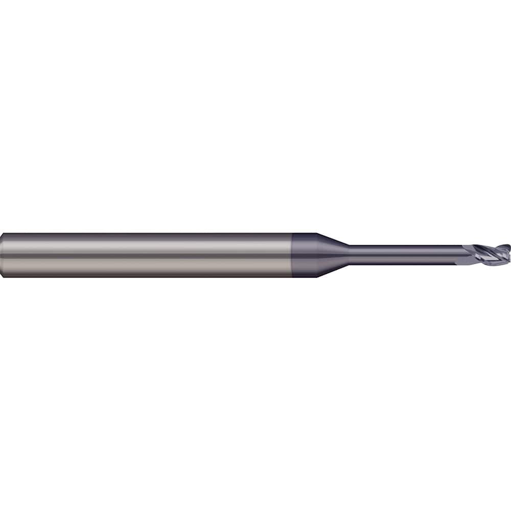 Micro 100 - Corner Radius & Corner Chamfer End Mills; Mill Diameter (mm): 2.00 ; Mill Diameter (Decimal Inch): 0.0787 ; End Type: Corner Radius ; Corner Radius (mm): 0.15 ; Number of Flutes: 2 ; Material: Solid Carbide - Exact Industrial Supply