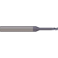Micro 100 - Corner Radius & Corner Chamfer End Mills; Mill Diameter (mm): 2.00 ; Mill Diameter (Decimal Inch): 0.0787 ; End Type: Corner Radius ; Corner Radius (mm): 0.15 ; Number of Flutes: 2 ; Material: Solid Carbide - Exact Industrial Supply