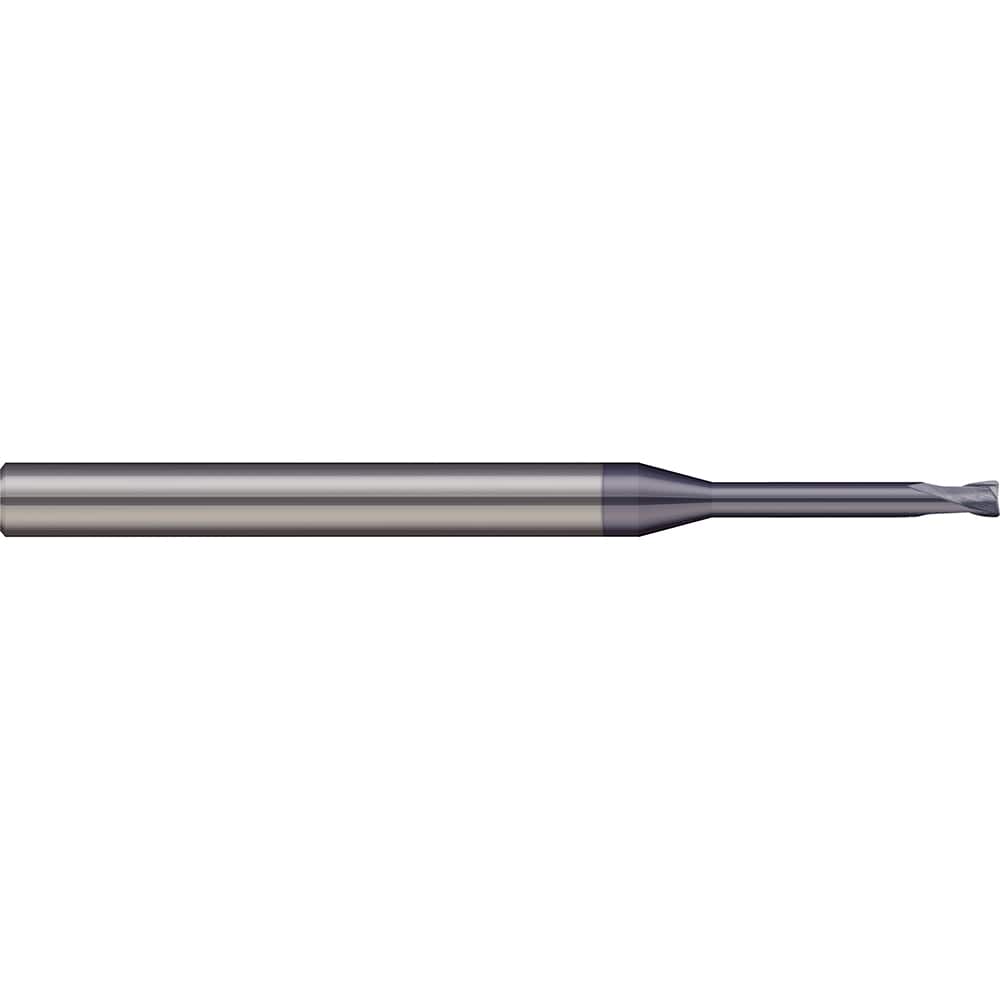Micro 100 - Corner Radius & Corner Chamfer End Mills; Mill Diameter (mm): 3.00 ; Mill Diameter (Decimal Inch): 0.1181 ; End Type: Corner Radius ; Corner Radius (mm): 0.25 ; Number of Flutes: 2 ; Material: Solid Carbide - Exact Industrial Supply