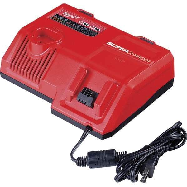 Milwaukee Tool - Power Tool Chargers Voltage: 18; 12 Battery Chemistry: Lithium-Ion - Eagle Tool & Supply