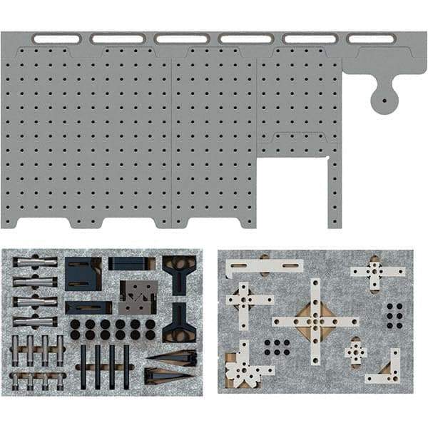 Phillips Precision - CMM Fixtures Type: Fixture Kits & Sets Plate Design: Magnetic - Eagle Tool & Supply