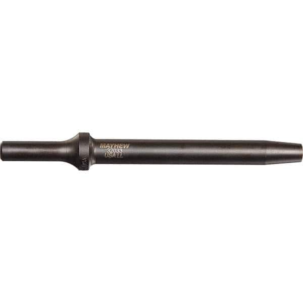 Mayhew - 3/16" Head Width, 6" OAL, Rivet Cutter Chisel - Round Drive, Round Shank, Steel - Eagle Tool & Supply