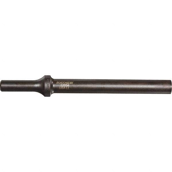 Mayhew - 1/4" Head Width, 6" OAL, Rivet Cutter Chisel - Round Drive, Round Shank, Steel - Eagle Tool & Supply