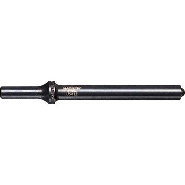 Mayhew - 1/2" Head Width, 6" OAL, Roll Pin Punch - Round Drive, Round Shank, Steel - Eagle Tool & Supply