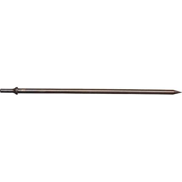 Mayhew - 18" OAL, Tapered Punch Chisel - Round Drive, Round Shank, Steel - Eagle Tool & Supply