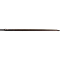 Mayhew - 18" OAL, Tapered Punch Chisel - Round Drive, Round Shank, Steel - Eagle Tool & Supply