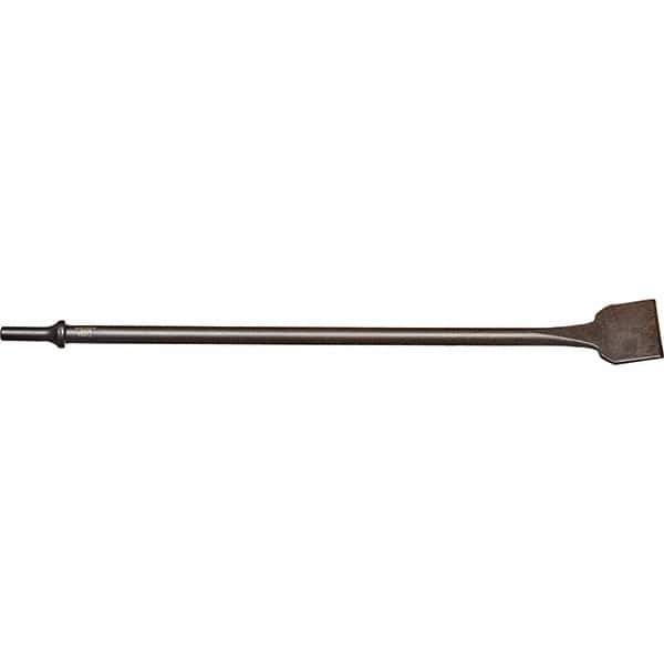 Mayhew - 2" Head Width, 18" OAL, Scraper Punch - Round Drive, Round Shank, Steel - Eagle Tool & Supply