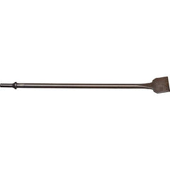 Mayhew - 2" Head Width, 24" OAL, Scraper Punch - Round Drive, Round Shank, Steel - Eagle Tool & Supply