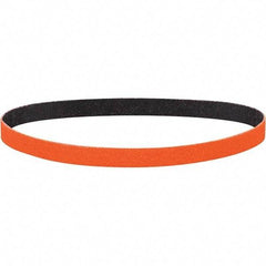 Dynabrade - 1" Wide x 24" OAL, 60 Grit, Ceramic Abrasive Belt - Ceramic, Coated, Y Weighted Cloth Backing, Wet/Dry - Eagle Tool & Supply