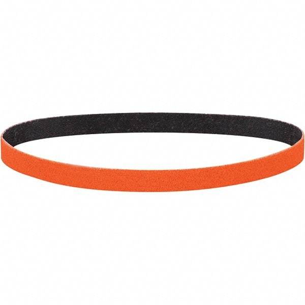 Dynabrade - 1" Wide x 24" OAL, 36 Grit, Ceramic Abrasive Belt - Ceramic, Coated, Y Weighted Cloth Backing, Wet/Dry - Eagle Tool & Supply
