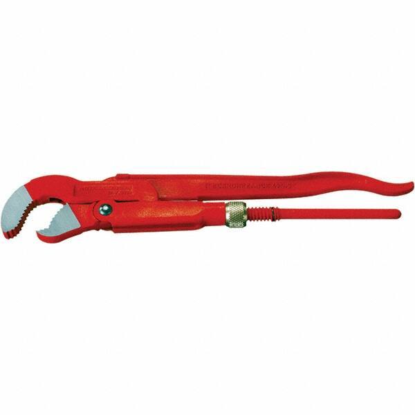 Rothenberger - Pipe Wrenches Type: Corner Pipe Wrench 45 Deg Maximum Pipe Capacity (Inch): 1-1/2 - Eagle Tool & Supply