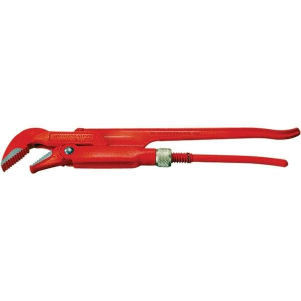 Rothenberger - Pipe Wrenches Type: Corner Pipe Wrench 45 Deg Maximum Pipe Capacity (Inch): 2 - Eagle Tool & Supply