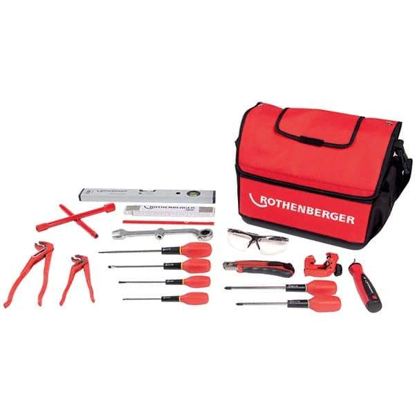 Rothenberger - Combination Hand Tool Sets Tool Type: Plumber's Tool Set Number of Pieces: 13 - Eagle Tool & Supply