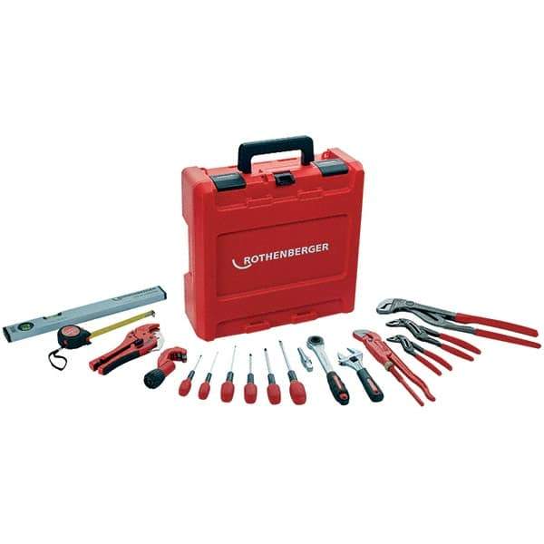 Rothenberger - Combination Hand Tool Sets Tool Type: Plumber's Tool Set Number of Pieces: 18 - Eagle Tool & Supply