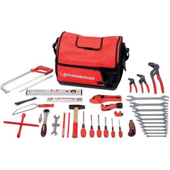 Rothenberger - Combination Hand Tool Sets Tool Type: Plumber's Tool Set Number of Pieces: 57 - Eagle Tool & Supply