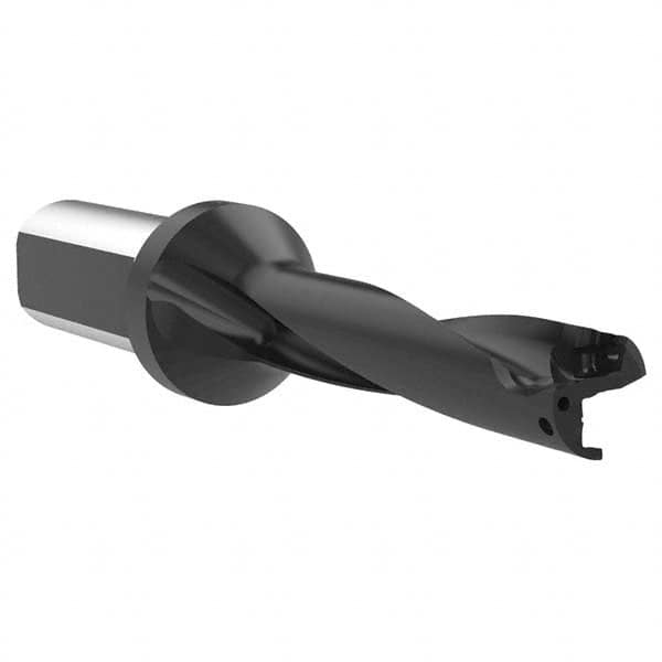 Allied Machine and Engineering - 57.1mm Max Drill Depth, 4xD, 14.29mm Diam, Indexable Insert Drill - Eagle Tool & Supply