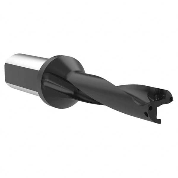 Allied Machine and Engineering - 69.8mm Max Drill Depth, 4xD, 17.46mm Diam, Indexable Insert Drill - Eagle Tool & Supply