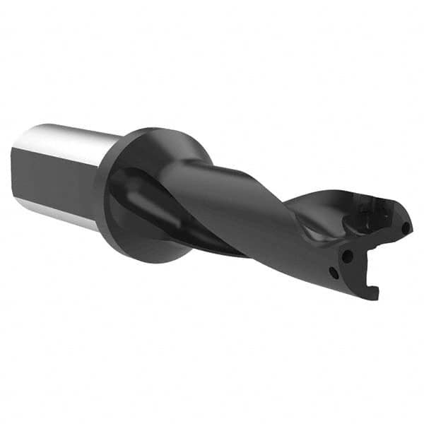 Allied Machine and Engineering - 64.5mm Max Drill Depth, 3xD, 21.5mm Diam, Indexable Insert Drill - Eagle Tool & Supply