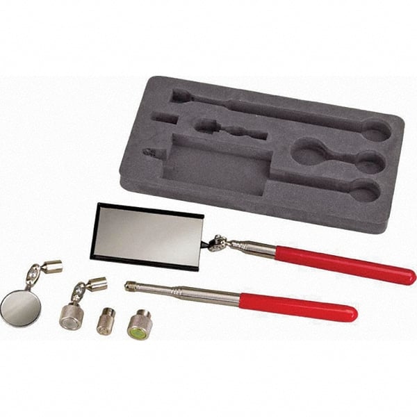 OTC - Inspection Mirror Sets Mirror Shape: Square Features: Magnifying - Eagle Tool & Supply