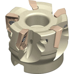 125mm Cut Diam, 38.1mm Arbor Hole Diam, 15mm Max Depth, Indexable Square-Shoulder Face Mill