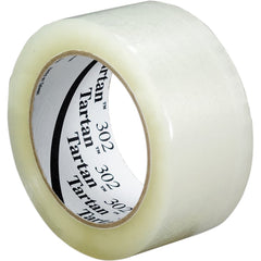 Box Sealing & Label Protection Tape; Tape Number: 302; Overall Thickness: 1.6 mil; Length: 100 m; 109.36 yd; Length (yd): 100 m; 109.36; 109.36 yd; Width (Inch): 1.89 in; 48 mm; Width (mm): 1.89 in; 48 mm; 48.00; Color: Clear; Length (Inch): 100 m; 109.36