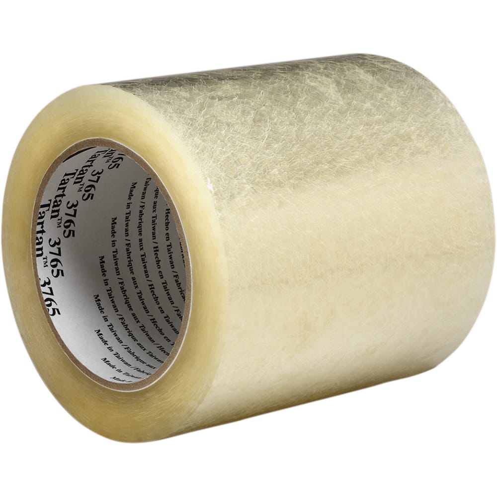 Box Sealing & Label Protection Tape; Tape Number: 3765; Overall Thickness: 3.1 mil; Length: 132 m; 144.35 yd; Length (yd): 132 m; 144.35 yd; 144.35; Width (Inch): 4.72 in; 120 mm; Width (mm): 4.72 in; 120 mm; 120.00; Color: Clear; Length (Inch): 132 m; 14