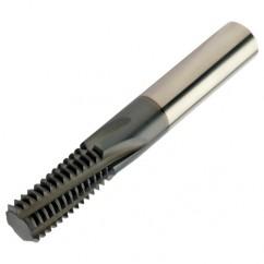 R217.15-120200AC26M 1620 12mm 5 FL Solid Carbide Thread Mill w/Cylindrical Shank - Eagle Tool & Supply