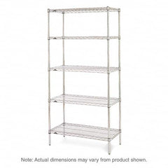 Metro - 2,000 Lb Capacity 5 Shelf Wire Shelving - Starter Unit - Eagle Tool & Supply