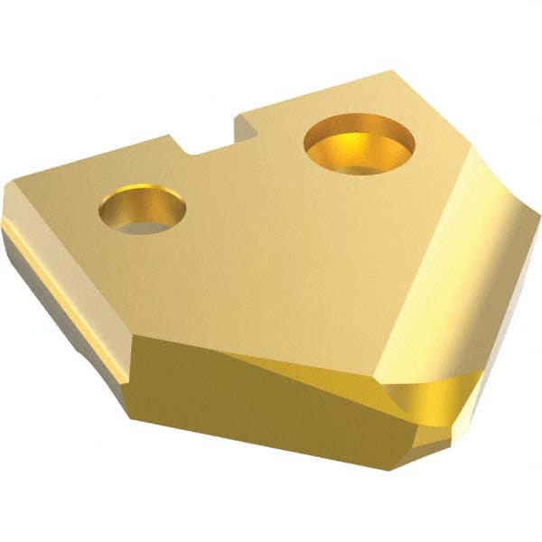 Allied Machine and Engineering - 51/64" Diam 90° Seat Size 1 Spade Drill Insert - Eagle Tool & Supply
