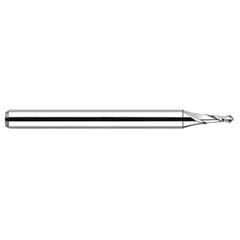 ‎0.03″ × 1-1/2″ OAL 140 Degree Carbide Spotting Drill Uncoated - Exact Industrial Supply
