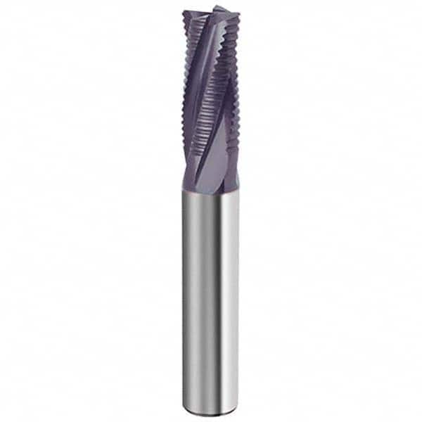 Guhring - Roughing & Finishing End Mills Mill Diameter (Inch): 1/4 End Type: Corner Chamfer - Eagle Tool & Supply