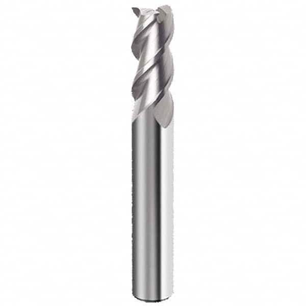 Guhring - 5/8", 1-1/4" LOC, 5/8" Shank Diam, 3-1/2" OAL, 3 Flute Solid Carbide Square End Mill - Eagle Tool & Supply