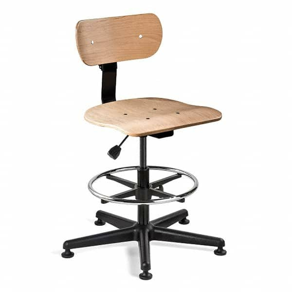 Bevco - 21 to 31" High Adjustable Height Swivel Stool - Eagle Tool & Supply