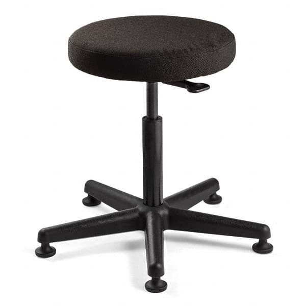 Bevco - Swivel & Adjustable Stools Type: Adjustable Backless Stool Base Type: Nylon - Eagle Tool & Supply