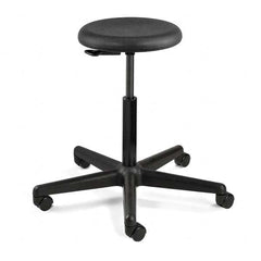 Bevco - Swivel & Adjustable Stools Type: Adjustable Backless Stool Base Type: Nylon - Eagle Tool & Supply