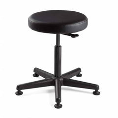 Bevco - Swivel & Adjustable Stools Type: Adjustable Backless Stool Base Type: Nylon - Eagle Tool & Supply