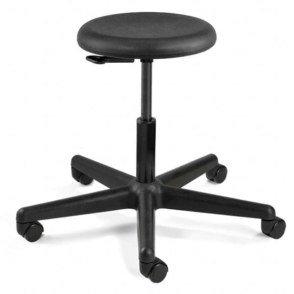 Bevco - Swivel & Adjustable Stools Type: Adjustable Backless Stool Base Type: Nylon - Eagle Tool & Supply