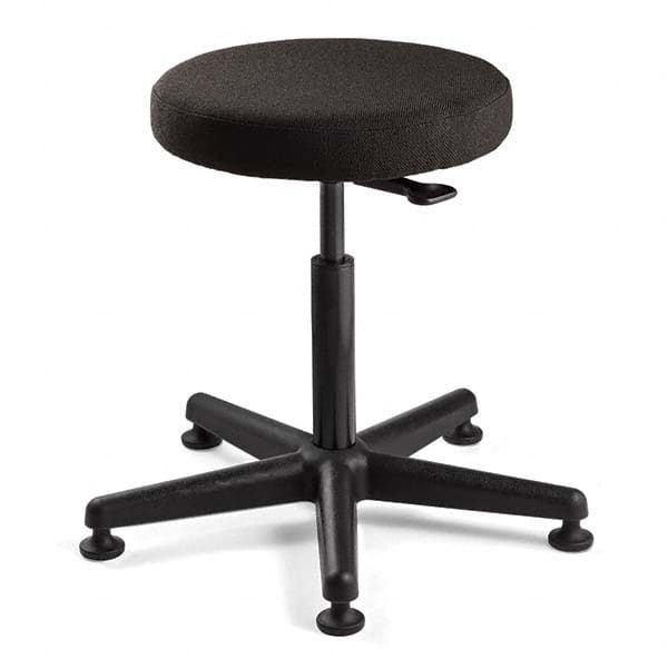 Bevco - Swivel & Adjustable Stools Type: Adjustable Backless Stool Base Type: Nylon - Eagle Tool & Supply