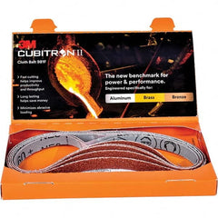 3M - Abrasive Belts Abrasive Type: Coated Belt Width (Inch): 1/2 - Eagle Tool & Supply